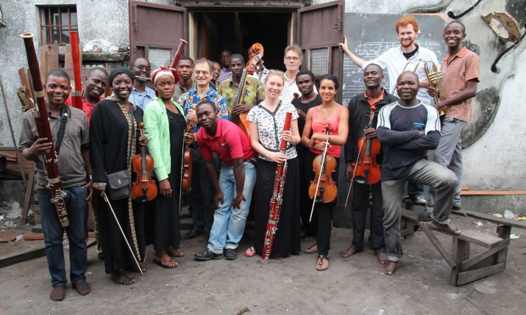 Kinshasa Köln Orchester. Photo: Martin van der Belen / Goethe-Institut