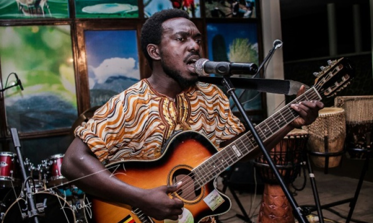 Ugandan artist Haka Mukiga. Photo: www.milege.org