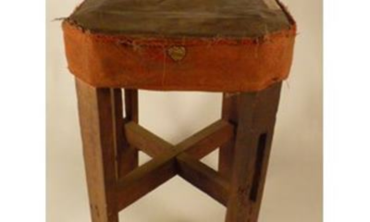 Improvised gumbe drum. Photo: Sierra Leone Heritage