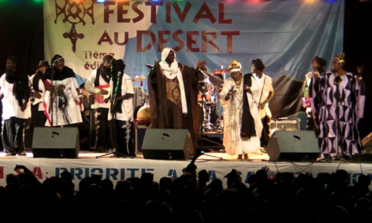 Khaira Arby au festival au Désert en 2011 