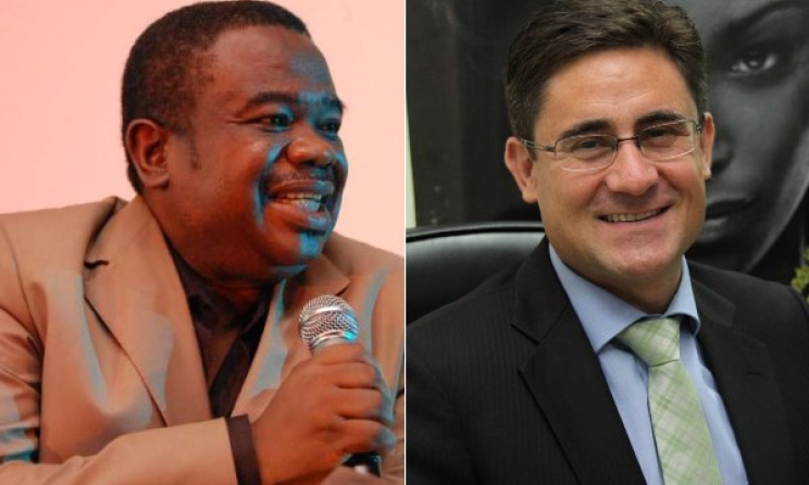 Tony Okoroji of COSON and Matthew Willsher of Etisalat