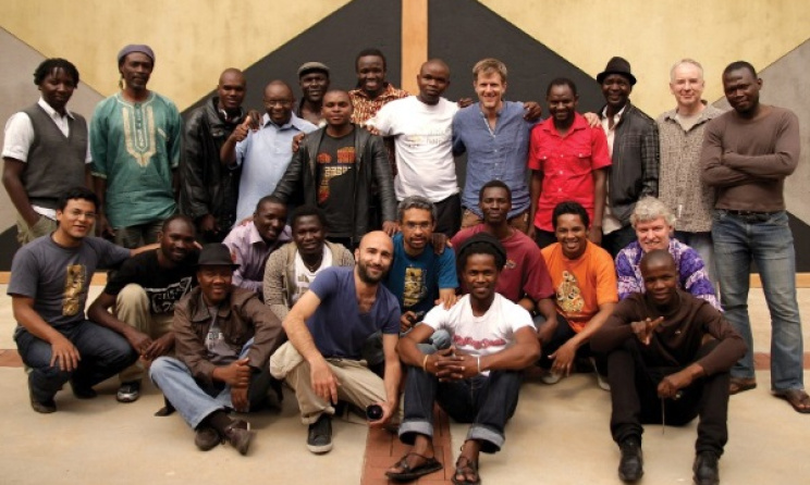 Participants of the Global Music Campus in South Africa in 2012. 