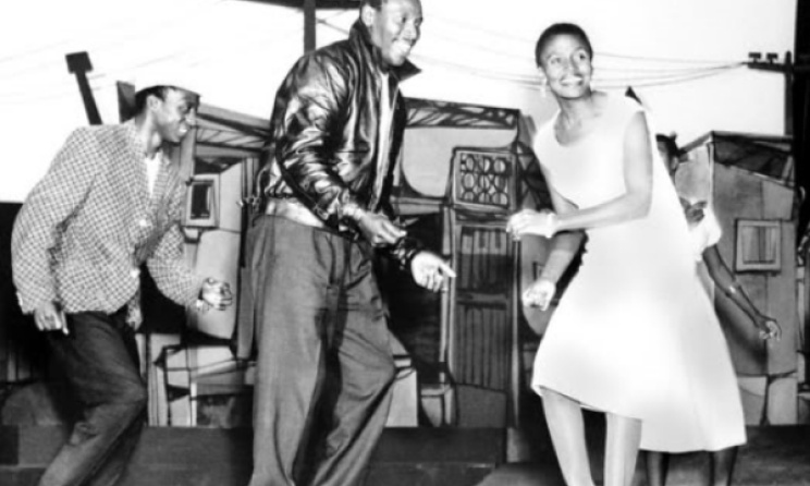 Miriam Makeba in one of the scenes of King Kong musical. Photo:  South Africa History Online