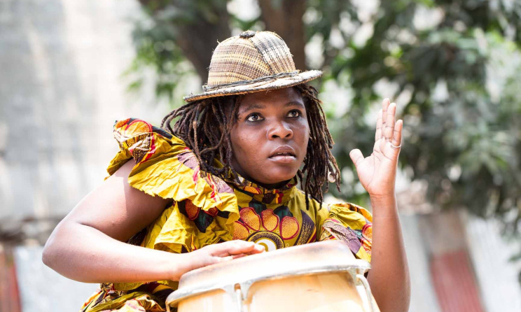 Huguette Tolinga. Photo: Catherine Trautes / Goethe-Institut