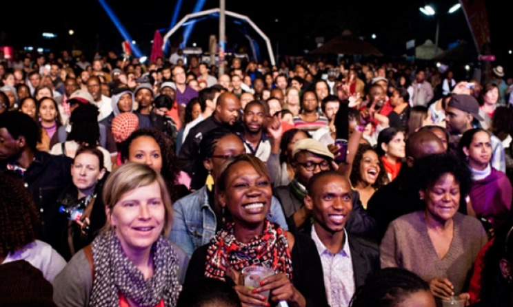 Music fans enjoy a performance at a previous Azgo edition. 