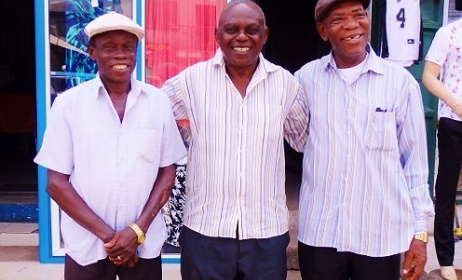 The veterans Eddie Offeyi, Tony Odili and Isaac Onote