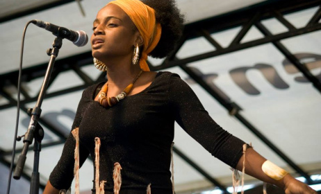 Oupta, chanteuse du Congo Brazzaville .(ph) Facebook