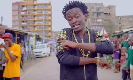 A scene from Bahati's video for ‘Kuchu Kuchu’.