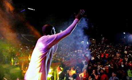Eddy Kenzo at his Mbilo Mbilo Concert. Photo: www.chimreports.com