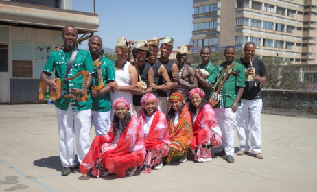 Members of Ethiocolor Band. Photo:www.africaspeaks4africa.org