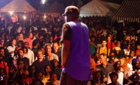 Artiste ougandais Ruyonga au Bayimba. Photo: Daniel Ecwalu/Bayimba