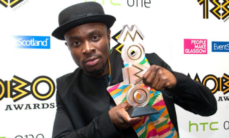 Fuse ODG, with the 2015 MOBO trophy. Photo: MOBO Awards