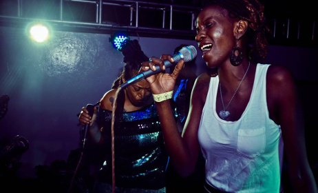 Binti Afrika during a live performance. Photo: Bad Mambo Facebook page