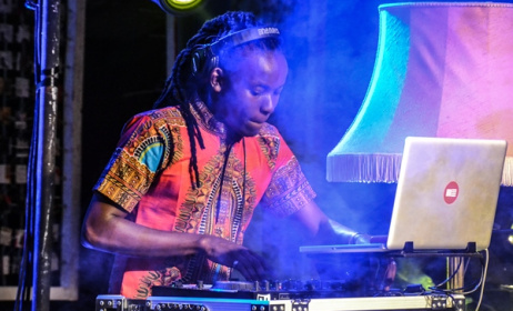 Kenyan DJ, Saint Evo. Photo by Fahruq M'Kinuu 