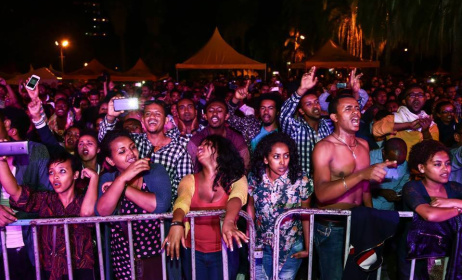 Fans enjoying music at the Selam Festival. Photo by Quaint Photography