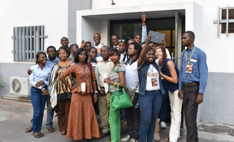 18 jeunes managers ont participé à l'atelier à Kinshasa. Photo: Goethe-Institut Kinshasa