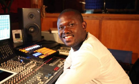 Karlos Danklou in his studio/ Source: All That Production Facebook page