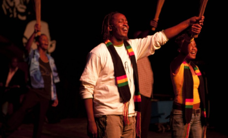 Eric Wainaina leads the cast of his production, Mo Faya. Photo: Flickr