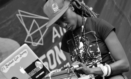 DJ Rachael from Uganda is the initiator of Femme Electronic.  Photo: Santurisafari.org