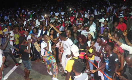 Yung Sal performed at the Freetown Music Festival. Photo: Freetown Uncut