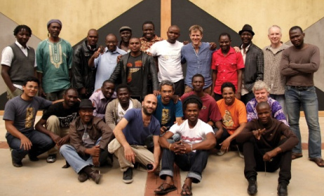 Participants of the Global Music Campus in South Africa in 2012. 