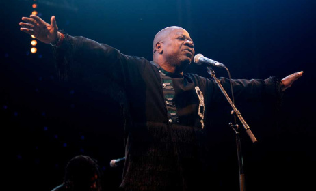 Papa Wemba pendant un concert. Photo: DR
