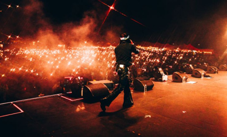 US rapper Gunna on stage.