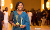 Broadcaster Stacy Amoateng was among the night's big winners.  Photo: Star Click Photography